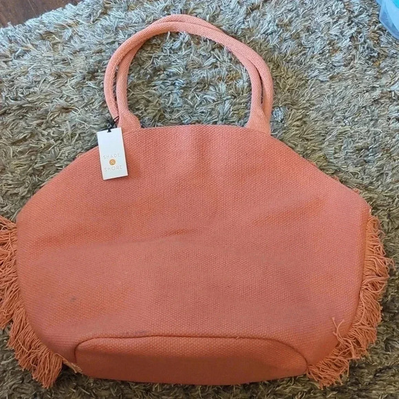 Shade & Shore Bags Straw Fringe Tote Handbag Shade & Shore - Picture 7 of 7